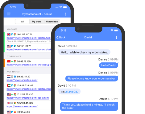 Use agent app on your iOS or Android device Agent app for mobiles